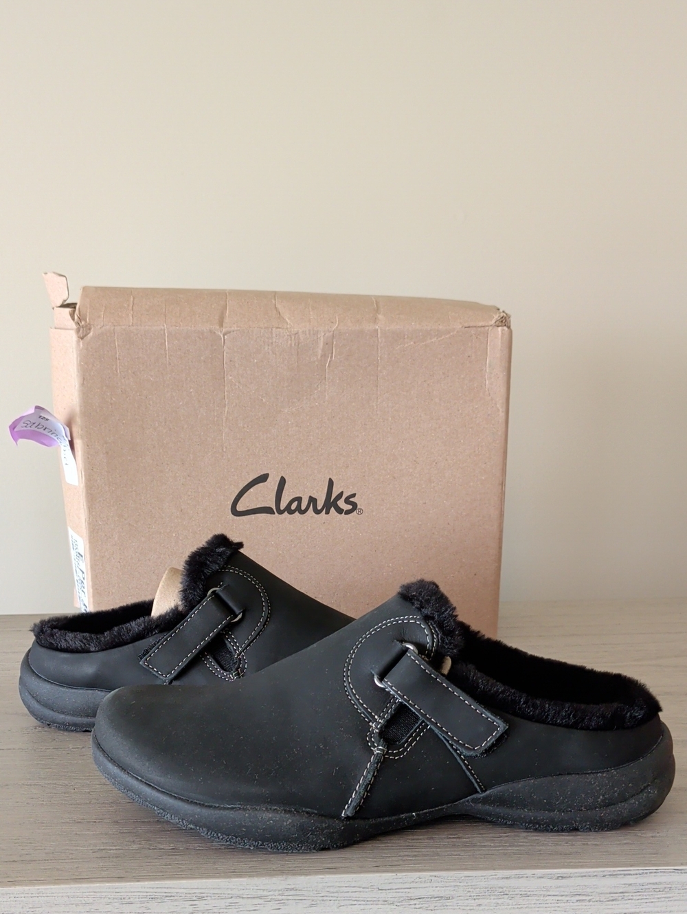 Clark's Collection NIB 8.5 Leather Clogs